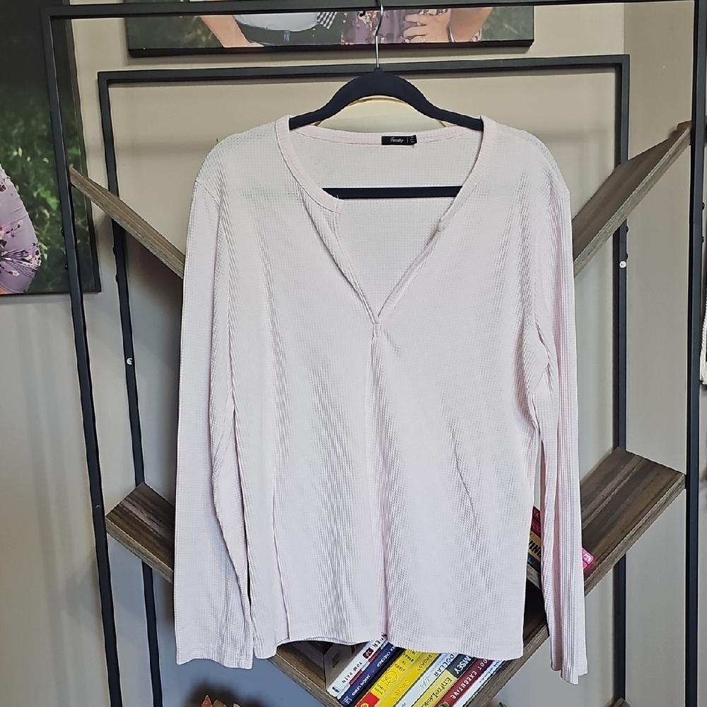 Light Pink Long Sleeve Top